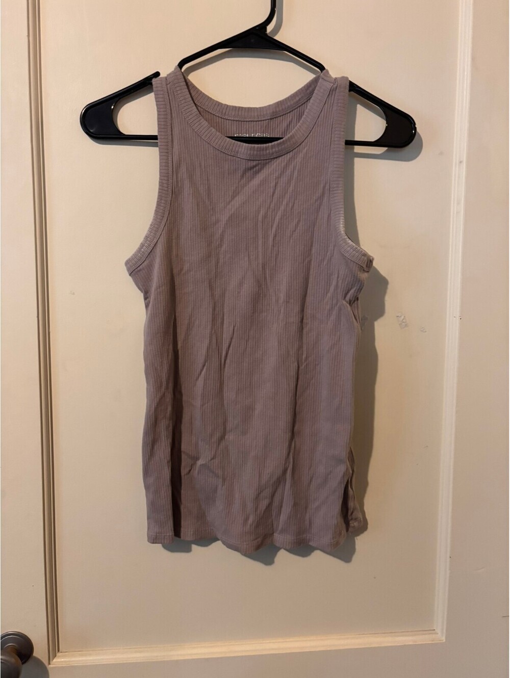 Maurices Tan ribbed tank top Large
